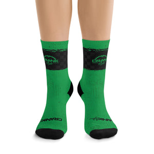 Unisex Green Shamrock 3/4 MTB Socks