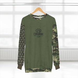 Military Green Camo Knuckle Unisex MTB Sweatshirt
