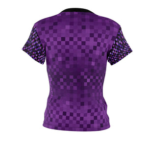 Women’s Purple Multi Checker MTB Jersey