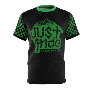 Just Ride MTB Jersey Green/Black Check