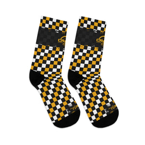Yelo & Black 3/4 MTB Socks