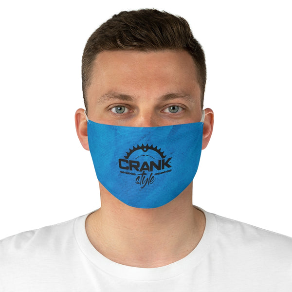 Blue Textured Face Mask