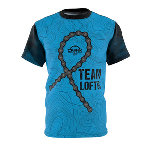 Men's Blue Topo Team Loftus MTB DriFit Jersey