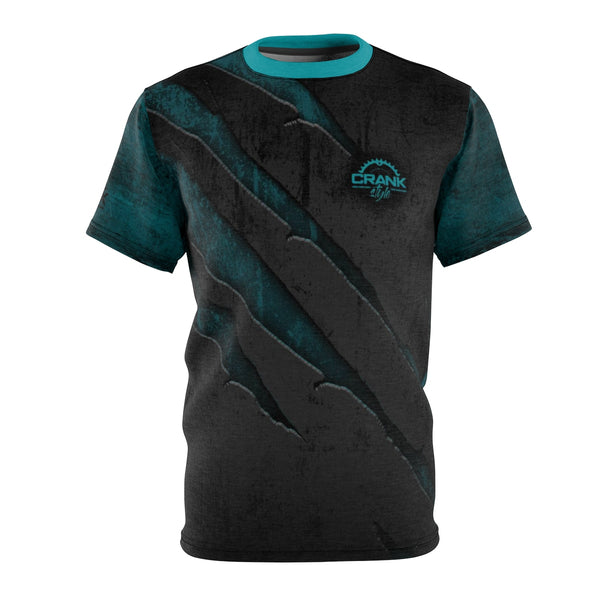 Scratched Metal "Teal" MTB Jersey
