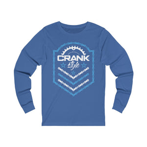 Unisex Crank Style Chain Emblem Jersey Long Sleeve Tee