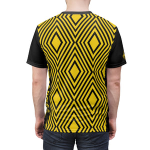 Black & Yellow Pattern MTB Jersey
