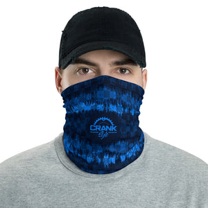 Blue Checker Wave Face Mask / Neck Gaiter