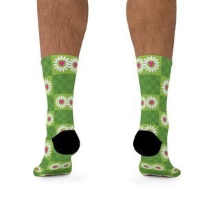 Unisex Wild Flower Child Day 3/4 MTB Socks