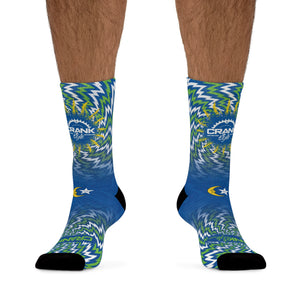 Unisex Psychedelic Bicycle Day 3/4 MTB Socks