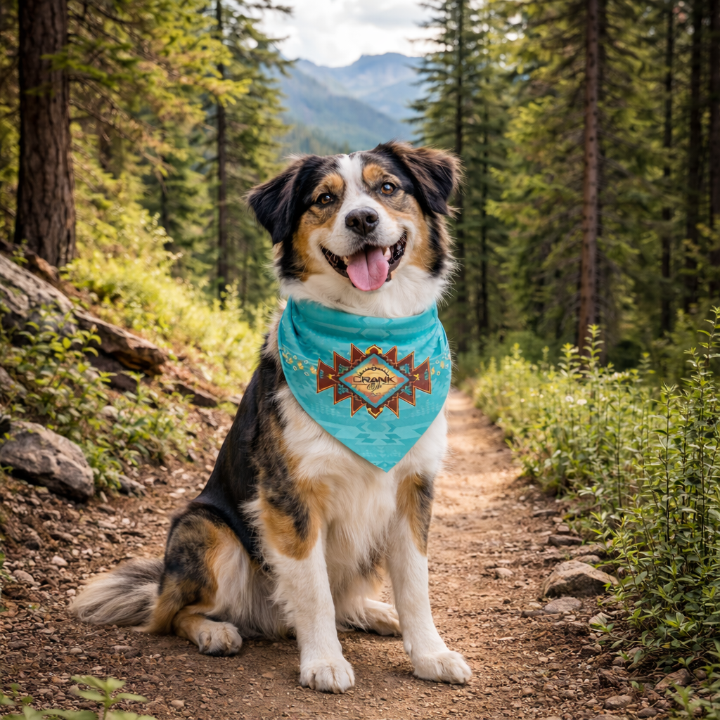 Crank Style's SW Aztec Style Pet Bandana | UPF50+ Pet Scarf for Dogs &amp; Small Pets