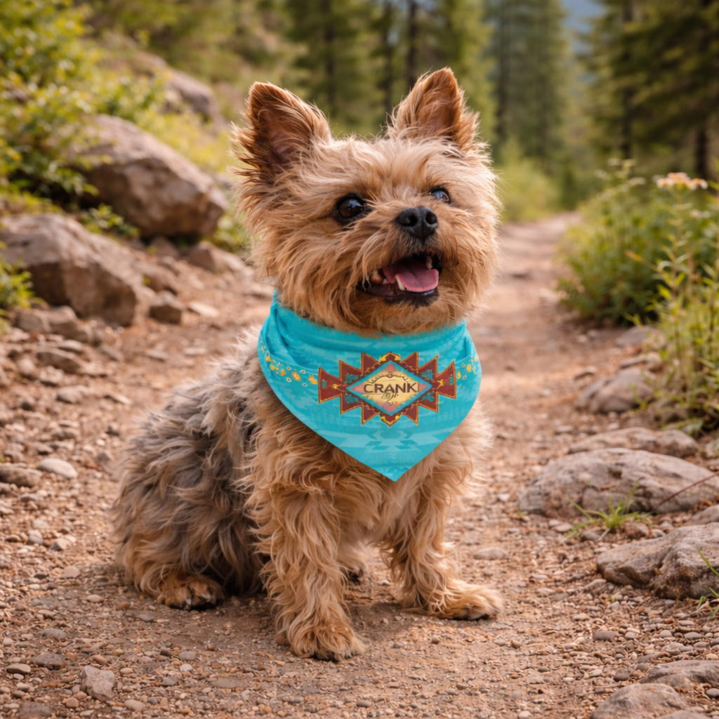 Crank Style's SW Aztec Style Pet Bandana | UPF50+ Pet Scarf for Dogs &amp; Small Pets