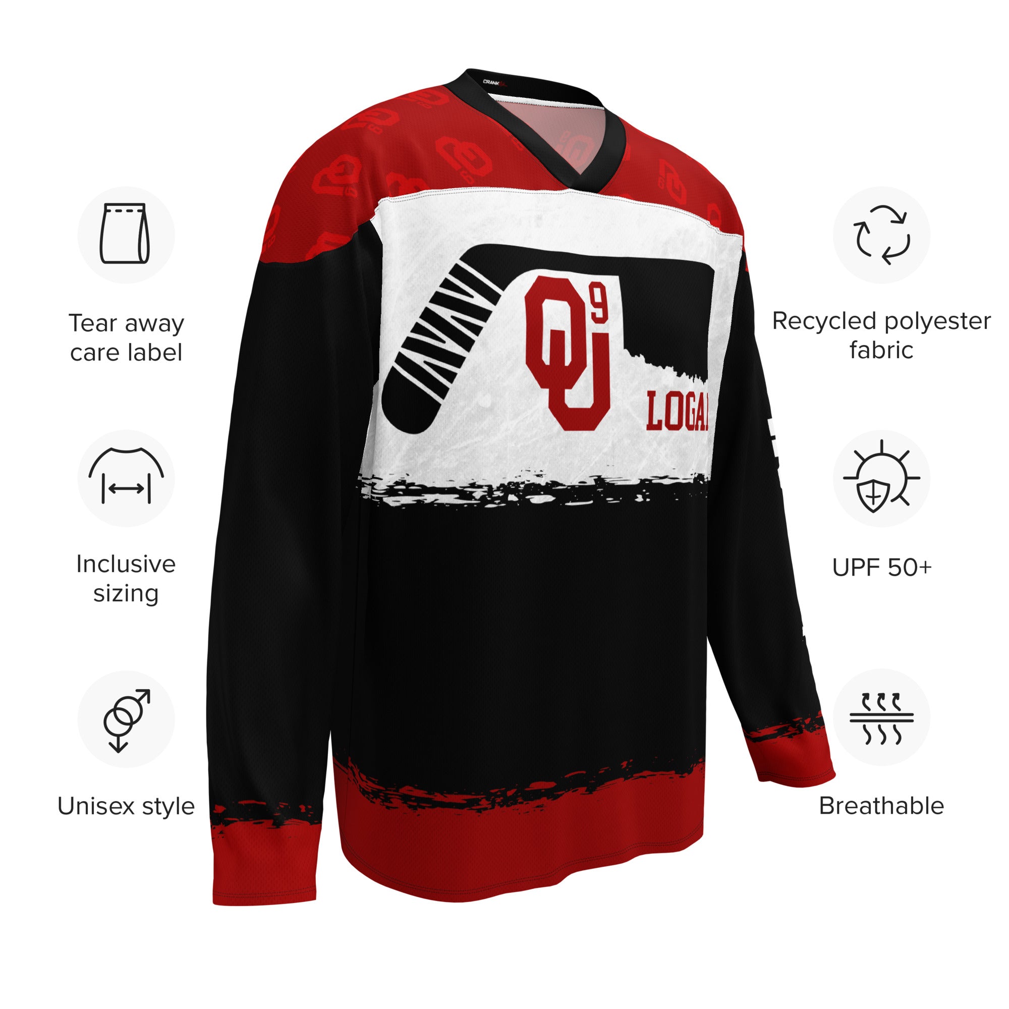 Ou sales hockey jersey