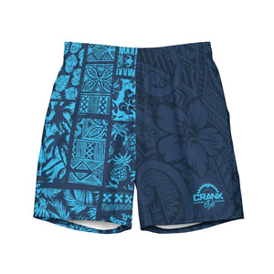Make a splash this summer with our Men's Hawaiian Style Swim Suit! Designed for style and comfort, these trunks are perfect for hot days. Made from recycled polyester and spandex, they dry quickly and offer a flexible fit. Say goodbye to discomfort with the anti-chafe liner and keep your belongings safe with multiple pockets. With UPF 50+ protection, you can enjoy the sun worry-free. Don't miss out on these must-have swim trunks for an epic summer. Get yours now and make a splash!