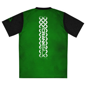 Unisex Bike Chain Shamrock UPF50+ V-Neck MTB Jersey
