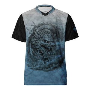 Recycled Unisex Scaled Dragon V-Neck MTB Jersey