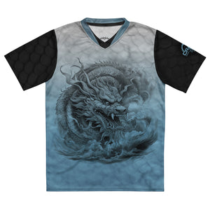 Recycled Unisex Scaled Dragon V-Neck MTB Jersey