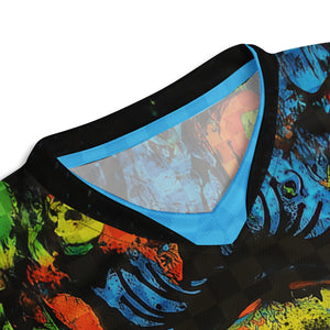 Crank Style MTB jersey, mountain biking jersey, psychedelic bike jersey, graffiti cycling jersey, men’s MTB jersey, women’s MTB jersey, moisture-wicking MTB jersey, high-performance cycling apparel, enduro MTB jersey, downhill biking gear, recyc