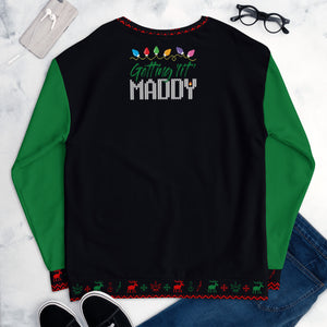 Unisex Maddy's Ugly Christmas "Canna-Santa" Sweatshirt