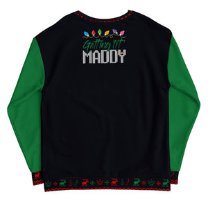 Unisex Maddy's Ugly Christmas "Canna-Santa" Sweatshirt