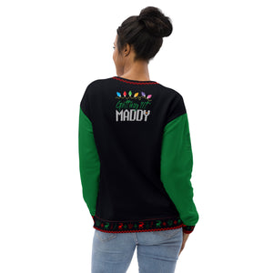 Unisex Maddy's Ugly Christmas "Canna-Santa" Sweatshirt