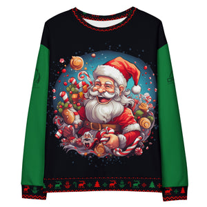 Unisex Queen Donna's Ugly Christmas Sweatshirt by Crank Style