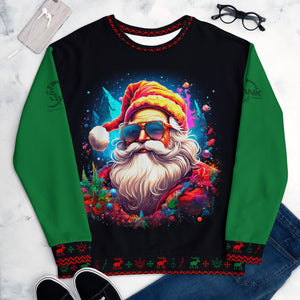 Unisex Kelly's Ugly Christmas "Canna-Santa" Sweatshirt