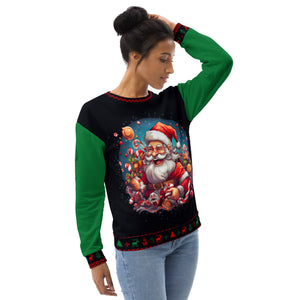 Unisex Queen Donna's Ugly Christmas Sweatshirt by Crank Style