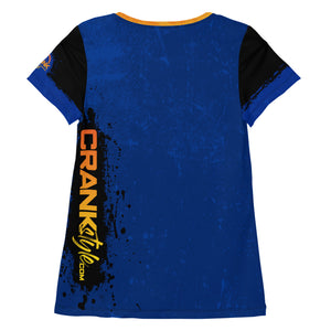 Women's MicroBlok antimicrobial Graffiti Rollafatty MTB Jersey
