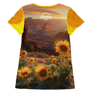 Women's MicroBlok Grand Canyon Sunflower MTB Jersey