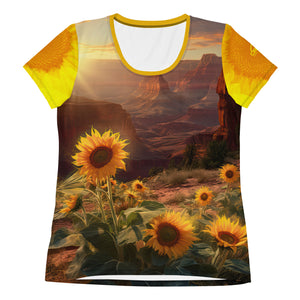 Women's MicroBlok Grand Canyon Sunflower MTB Jersey