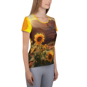 Women's MicroBlok Grand Canyon Sunflower MTB Jersey