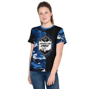 Sketchy Line Crew Unisex Youth crew neck MTB Jersey