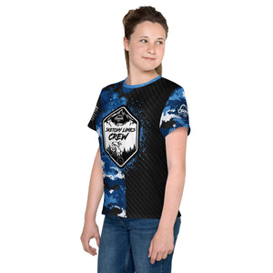 Sketchy Line Crew Unisex Youth crew neck MTB Jersey