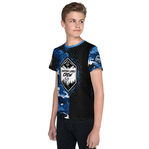 Sketchy Line Crew Unisex Youth crew neck MTB Jersey