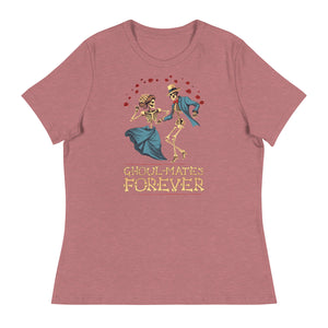 Women's Relaxed 🎃 "Ghoul-mates Forever" Halloween T-Shirt 🎃