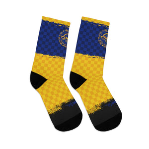 New Hampshire Checker 3/4 MTB Socks