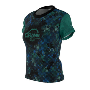 Women's Teal DigiCamo Checker Team Kyrss MTB Jersey