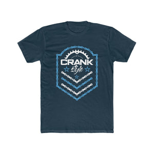 CS Blue/white Emblem Crew Tee