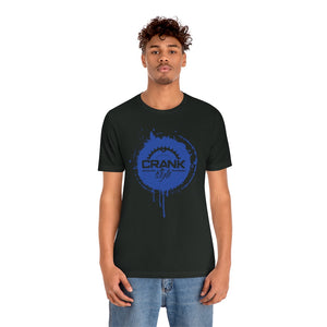 Unisex Dark Royal Blue CS Paint Drip Jersey Short Sleeve Tee