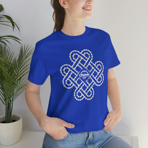 Unisex Irish Celtic Heart Bike Chain Short Sleeve Tee