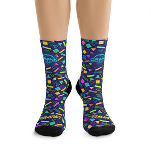 Unisex Retro 80's Socks 3/4 MTB Socks