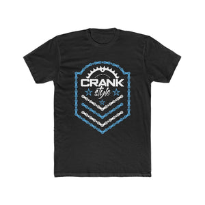 CS Blue/white Emblem Crew Tee