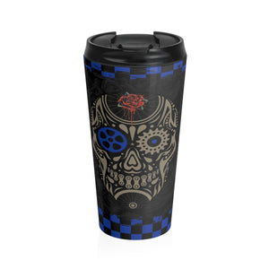Day of Dead Gearhead Stainless Steel Travel Mug