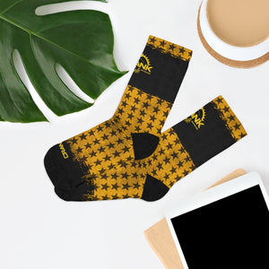 Yelo & Black Stars 3/4 MTB Socks