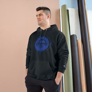 Unisex Crank Style Paint Splatter and American Flag Champion Hoodie  Crank Style Partnered with Champion to bring you this eco-hooded sweatshirt is ideal for any occasion. It features Champion’s Double Dry® technology - keeping the wearer warm and toasty. It is a medium-weight two-ply fleece hoodie in a regular fit with a spacious pocket. The hoodie has the iconic "C" logo on the left sleeve and is made of up to 5% recycled polyester from plastic bottles.
