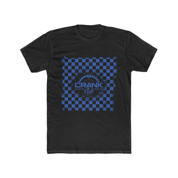 Men's BLUE Checkerboard MTB TEE