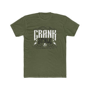 Vintage Crank Style Cotton Crew Tee