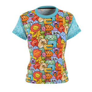 Crank Style's mountain biking Animal Planet womens jersey with colorful animals characters on the front and back and bright blue multi checkered sleeves. This one will definetly turn heads. Available in 4oz and 6 oz microfiber drifit material that wicks moisture away from the skin.