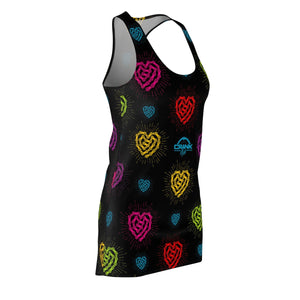 Chain Heart Racerback Dress