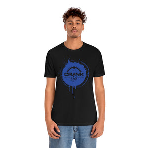 Unisex Dark Royal Blue CS Paint Drip Jersey Short Sleeve Tee